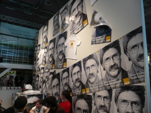 Stand der Horstschlaemmerpartei auf der Gamescom